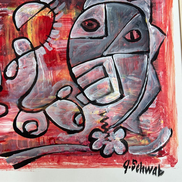 Abstract Expressionism Contemporary Original Abstract Expressionist Painting For Sale - Image 3 of 5