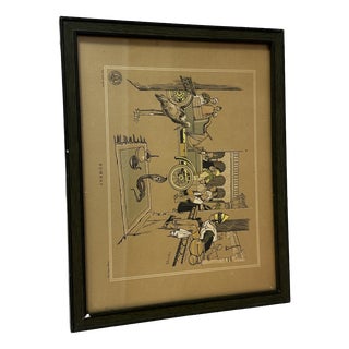 René Vincent, Berliet Illustration, Bombay, 1907, Print on Paper For Sale