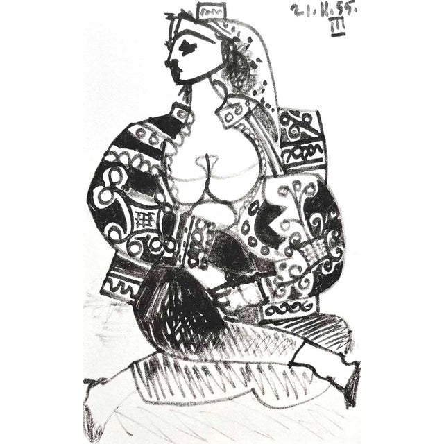 Title: Sketchbook 3 dated 21/11/1955 Artist: Pablo Picasso Country: Spain Medium: Lithograph Marks: Dated and numbered on...