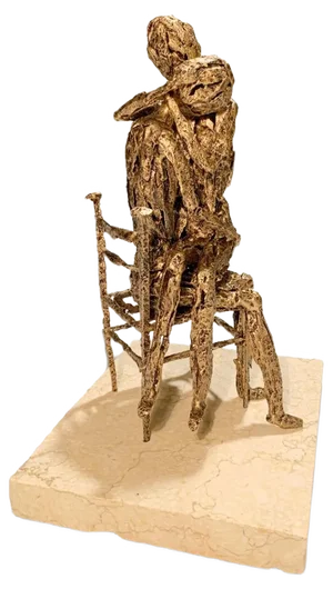 Fero Carletti, Tenderness, Metallic Sculpture, 2020