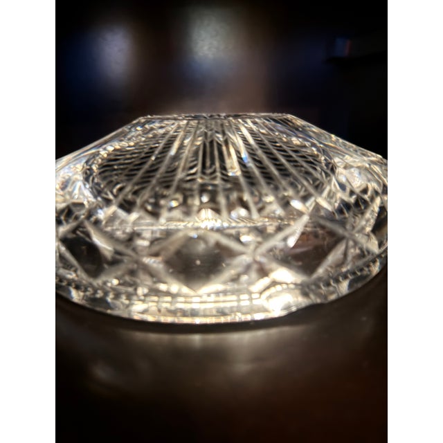 Waterford Vintage Waterford Lismore Cut Crystal Ashtray / Catchall Dish For Sale - Image 4 of 6