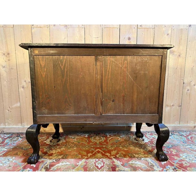 Black Portuguese Chest of Drawers in Blackened Wood For Sale - Image 8 of 9