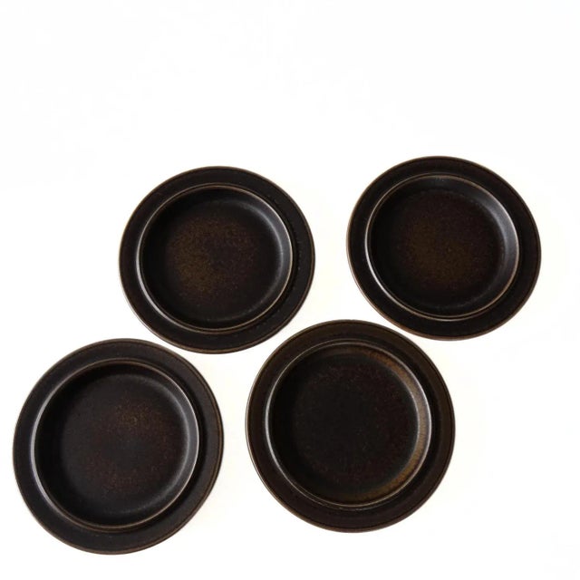 Small Plates by Ulla Procope for Ruska, 1960s, Set of 4 For Sale - Image 6 of 6