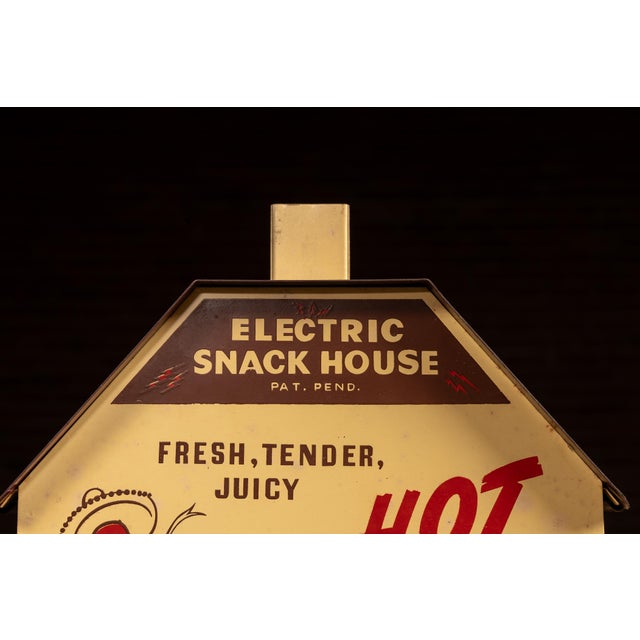 1960s Vintage "Electric Snack House" Hot Dog Warmer Display For Sale - Image 5 of 10