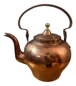 Antique Copper Kettle, 1890s