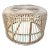 Round Rattan Vintage Coffee Table For Sale