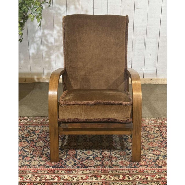 English Bridge Chair in Beech, 1930s For Sale - Image 12 of 12