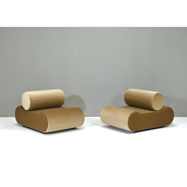 Wood Corbi Lounge Chairs in Mohair by Klaus Uredat for Cor, Germany, 1969, Set of 2 For Sale - Image 7 of 18