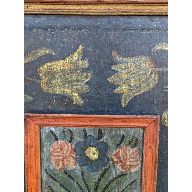 Blue Cupboard with Sunflower Paintings For Sale - Image 11 of 18