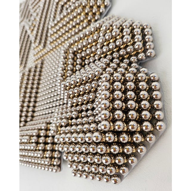 Early 21st Century Wall Mounted Heavy Metal Sculpture from Jan Paul For Sale - Image 5 of 18