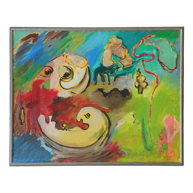 Lennart Lilja, 1950s, Oil on Canvas, Framed For Sale