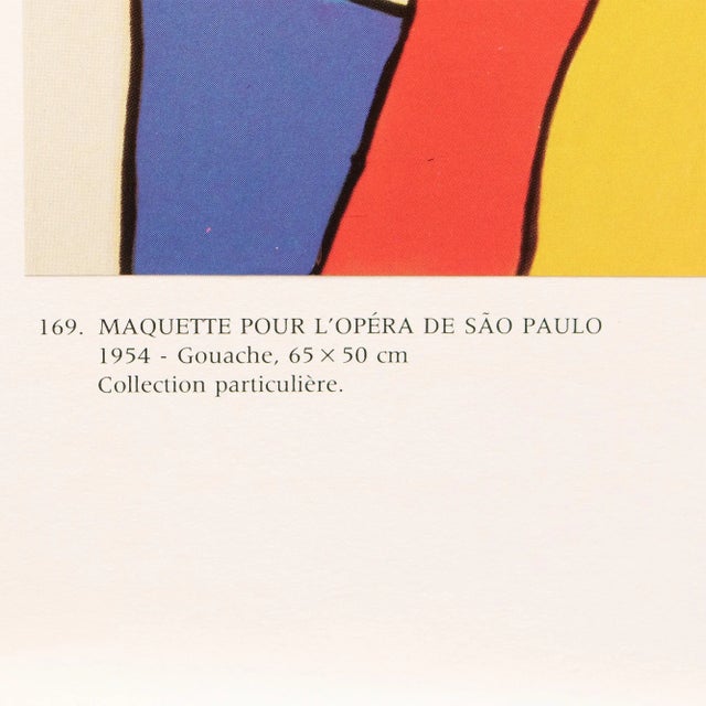 1990s 1990 After Fernand Leger "Model for the Sao Paulo Opera", Full-Color Parisian Print For Sale - Image 5 of 9