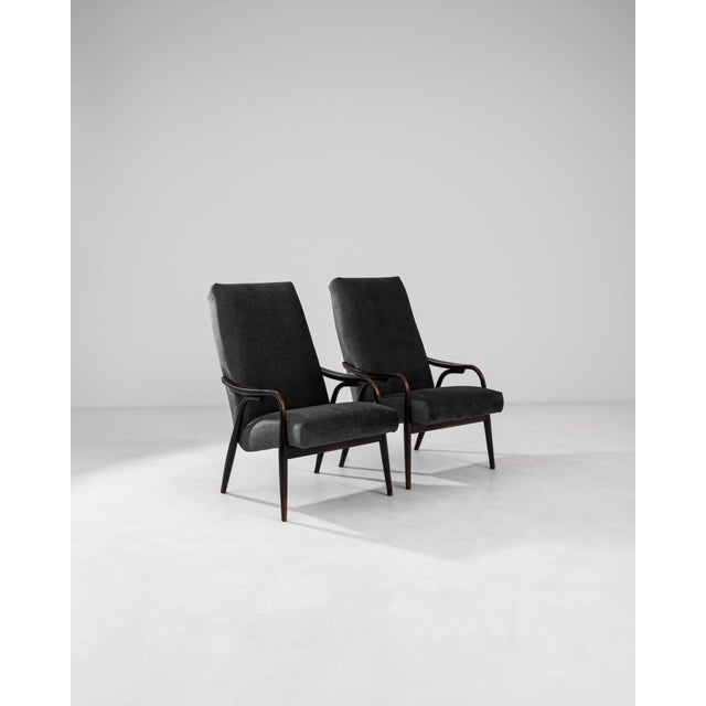 1960s Czech Upholstered Armchairs By TON - A Pair For Sale In Greensboro - Image 6 of 18