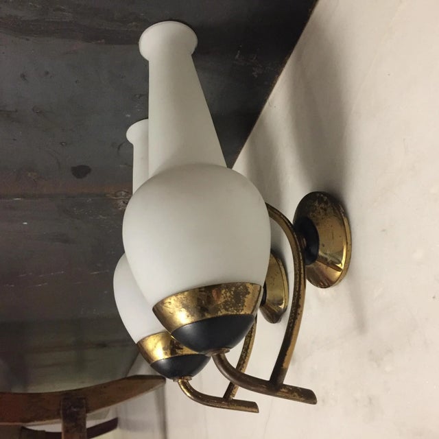 Black Sconces from Stilnovo, 1950s, Set of 2 For Sale - Image 8 of 9