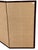 1970s Chinese Hand-Painted Silk Four-Panel Folding Screen | Attributed to Yang Zhi | Hong Kong For Sale - Image 10 of 18