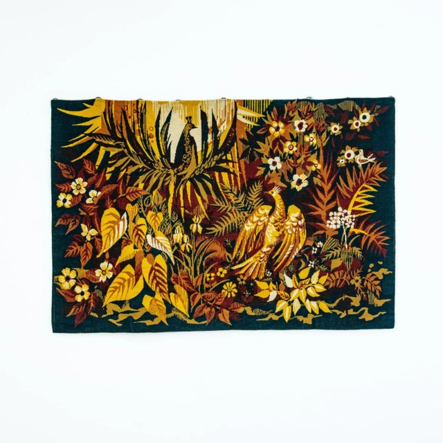 Textile Wool Tapestry by Hervé Lelong, 1970s For Sale - Image 7 of 7