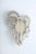 Modern Australian Crystal Opal Emerald Diamond Ribbon Brooch Clip Pin For Sale - Image 3 of 4
