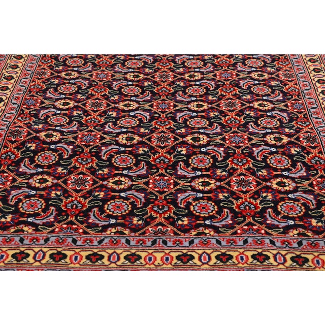 Mid 20th Century Vintage Persian Tabriz Rug, 02'06 X 09'07 For Sale - Image 5 of 11
