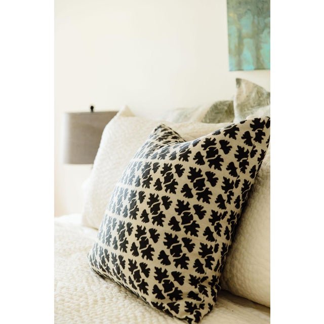 Bring a touch of artisan craftsmanship into your home with this pair of hand-printed cotton linen blend pillows, designed...