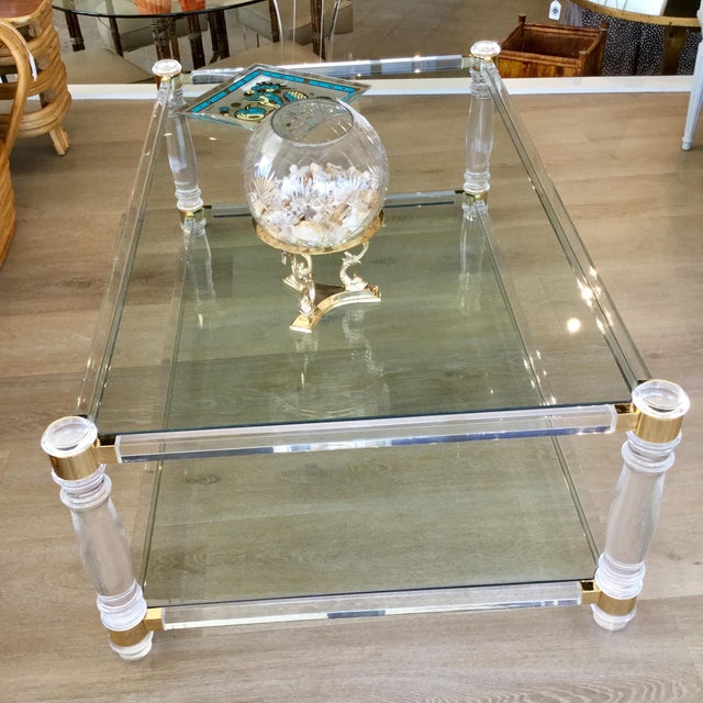 Vintage Lucite Coffee Table Chairish