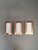 White Glass and Copper Wall Sconces from Bankamp Leuchten, Set of 3 For Sale - Image 5 of 11