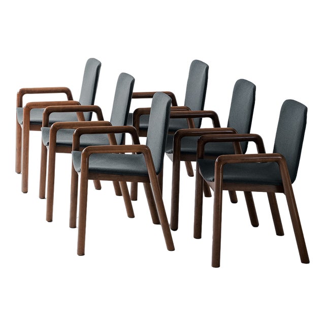 Dilos Dining Chairs by Guido Faleschini for 4 Mariani, Italy, 1975, Set of 6 For Sale