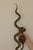 Egyptian Revival Style Engraved Brass Cobra Sconces, Set of 2 For Sale - Image 5 of 18