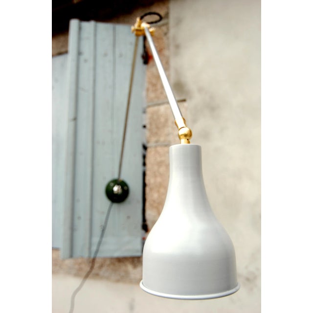 2010s Boule Chromée Articulating Lamp For Sale - Image 5 of 7