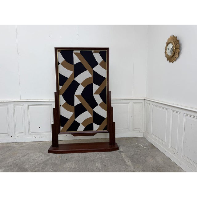 Art Deco Poster Holder in Teak, 1940s For Sale - Image 3 of 7