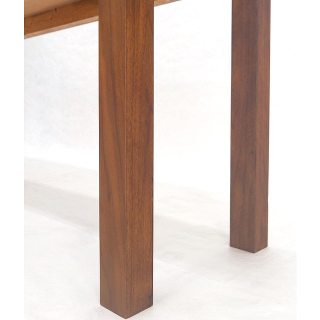 Walnut Mid Century Modern 6' Long Parsons Style Console Sofa Table Baughman MINT For Sale - Image 13 of 13