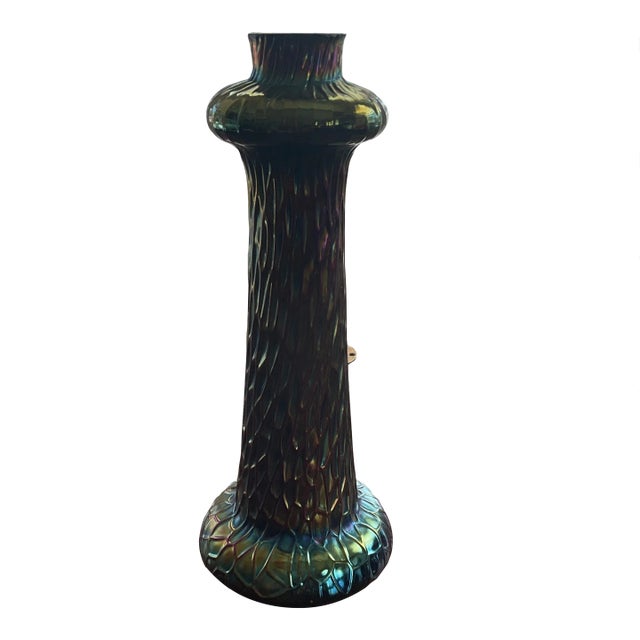 Early 1900s Kralik Martel Iridescent Vase For Sale