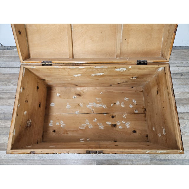 Vintage Travel Trunk, 1950 For Sale - Image 11 of 13
