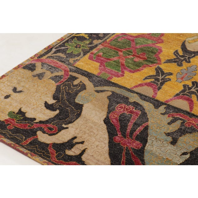 This oversized 10x16 contemporary Bidjar style rug is a bold addition to Rug & Kilim’s Modern Classics collection. Hand-...