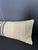 Turkish Hemp Pillow Cushion Natural Beige Black Cushion Cover 12x46 For Sale - Image 4 of 4
