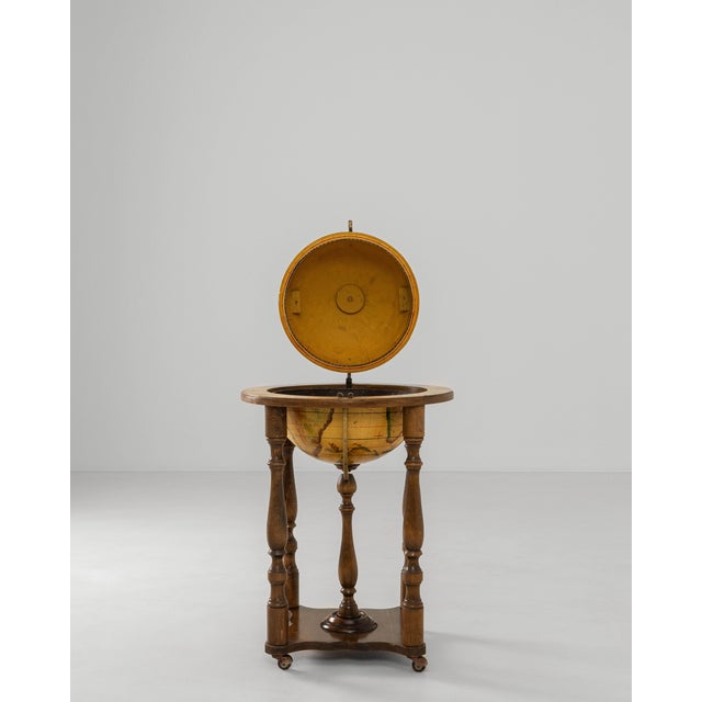 1970s 1970s French Baroque Style Globe Bar Cart With Wheels For Sale - Image 5 of 18