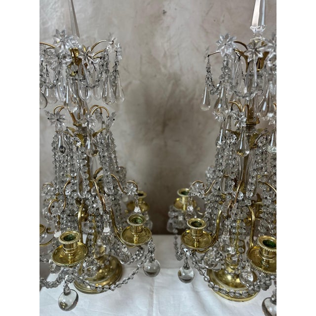 Antique Louis XVI Girandoles, 1890, Set of 2 For Sale - Image 10 of 18