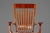 Studio Craft Sculptural Rocking Chair in Solid Cherry Wood Attributed to Hal Taylor After Sam Maloof and James Krenov, Usa, C. 1980's For Sale - Image 11 of 18