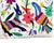 Mexican Mexican Otomi Embroidery Textile Pillow 16" W For Sale - Image 3 of 8