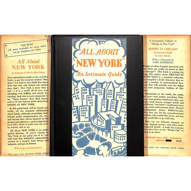 JAMES, Rian [316] pp. The John Day Company 1931 w/ 12-fold map laid-in rear Sz: 9 1/2"H x 34"W 7 5/8" x 5 3/8" Decorations...