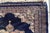 1960s, Handmade Vintage Uzbek Bukhara Rug 2.1' X 2.1' For Sale - Image 9 of 11