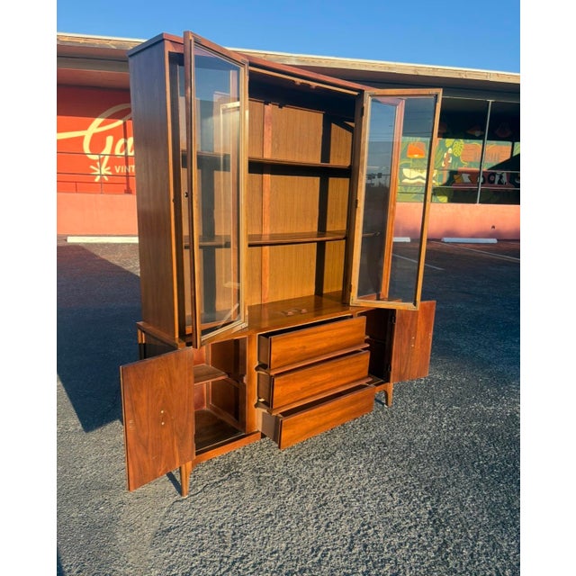 Mid Century Blowing Rock Hutch For Sale - Image 9 of 12
