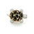 Contemporary Vintage Hammerman Brothers Diamond and Onyx Turtle Brooch, 18k Gold and Platinum For Sale - Image 3 of 8