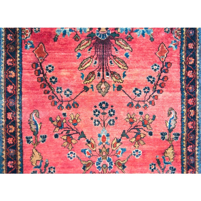 Tribal Early 20th Century Persian Sarouk Mohajeran Rug For Sale - Image 3 of 13