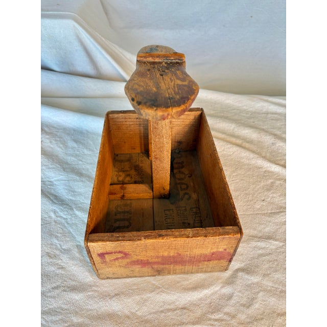 Wood Early 20th Century Pine Shoe Shine Box For Sale - Image 7 of 12