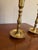Vintage Polished Brass Candlesticks - A Pair For Sale - Image 6 of 6