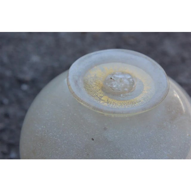 White White Murano Glass Vase from Seguso, 1940s For Sale - Image 8 of 10