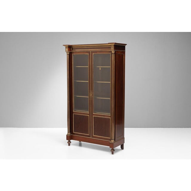 Empire Mahogany Bookcase, 1890s For Sale - Image 12 of 12