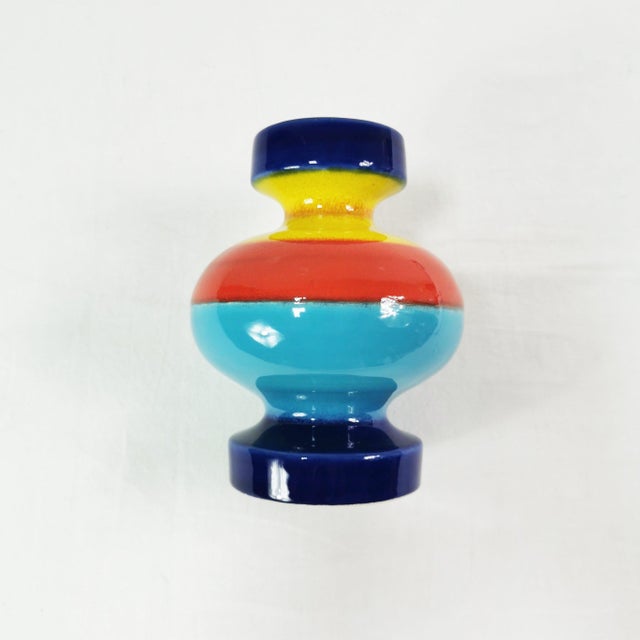 Ceramic Bauhaus Ceramic Vase by Georg Schmider for Zeller Keramik, Germany, 1950s For Sale - Image 7 of 12