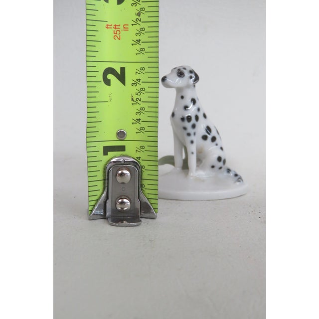 Early 20th Century Metzler and Ortloff Dalmatian No 5601 Porcelain Dog Miniature Figurine 4523b For Sale - Image 14 of 16