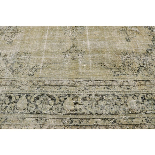 Antique Persian Mahal Rug 09'06 X 12'04 For Sale - Image 4 of 17